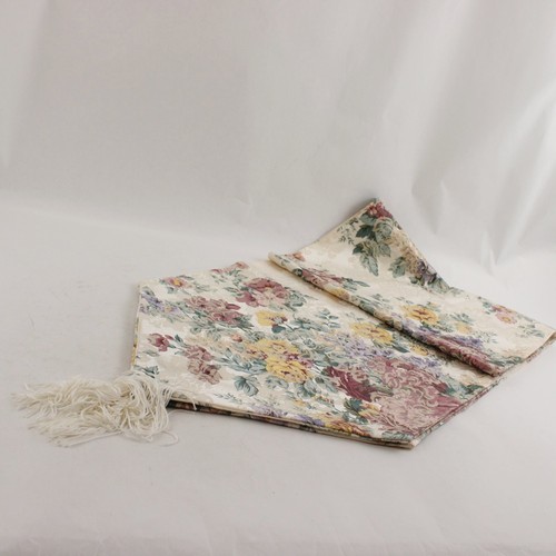 Floral jacquard tapestry table - jacquard,