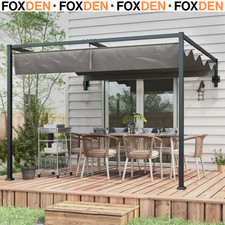 2x3m Pergola with Retractable