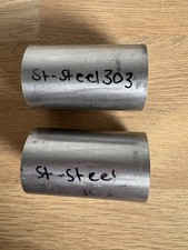 38 Mm Diameter Stainless Steel 303 63 Mm Length Bar Billet Offcut CNC Machining