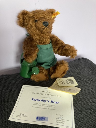Steiff bear danbury mint - steiff, bear,