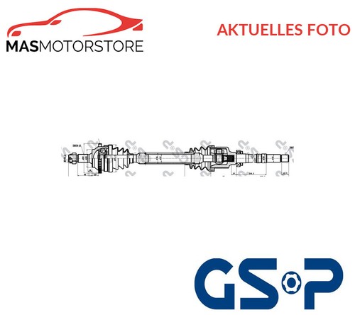 Driveshaft propshaft right gsp - driveshaft,