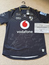 Wasps RFC signed 2021/22 rugby jersey shirt With Certificate Of Authenticity