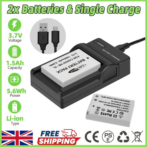 2pcs battery for canon - 2pcs,