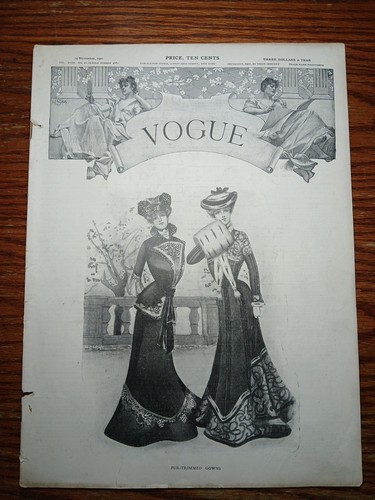 Vintage vogue magazine nov - vintage,