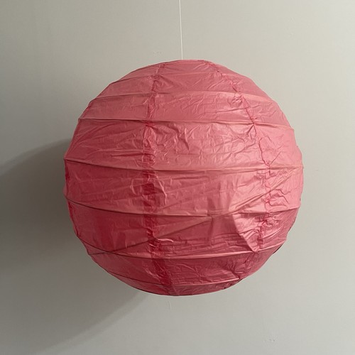 Pink paper lanterns 40cm - 5x,