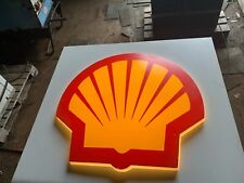 ORIGINAL Huge Shell Petrol Station Forecourt Sign Workshop / Garage DEL POSS