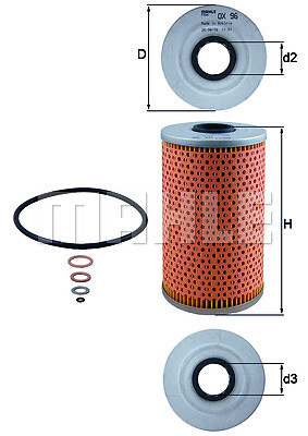 Fits knecht ox96d oil - ox96d,
