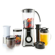 Emperial Food Blender 4 in 1 Smoothie Maker Fruit Juicer Coffee Grinder Silver