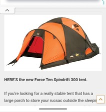 Vango. Spindrift F10 300