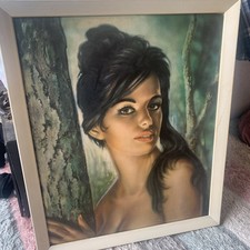 Vintage J H Lynch original Tina Print  kitsch