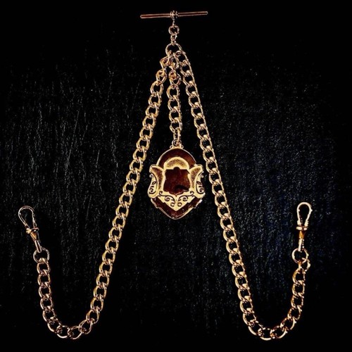 18ct gold shield crest - shield,