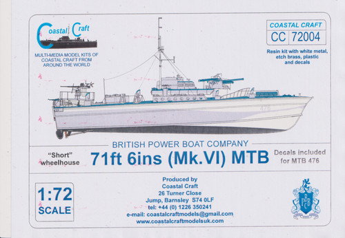 Coastal craft models cc72004 - coastal-craft,