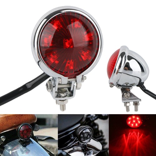 Retro motorcycle tail light - motorcycle,