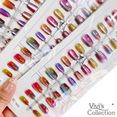 Press nails short square - on,