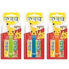 Pez Pokémon Pikachu Set Of 3 With 2 Refills New Stocking Fillers Bb 09/ 25
