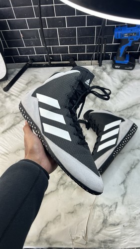 Adidas boxing boots - boxing, grey
