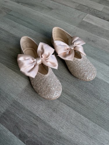Cream glitter ballet - h&m,