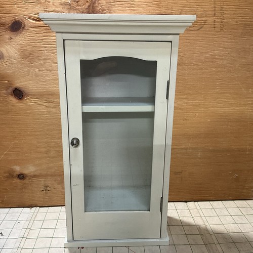 White wood glass door - , display