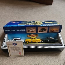 Corgi D36/1 Zephyr Racing Set of 3 Cars + Ltd Ed Cert + Box