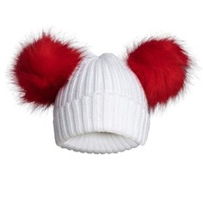 Baby boys girls hat - girls, white