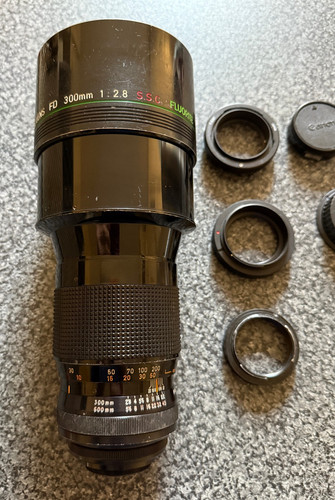 Canon 300mm 8 fluorite - fd,