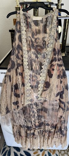 Long lace duster multi print - multi,