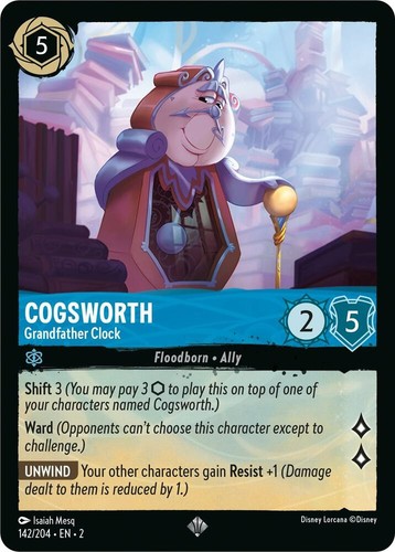 Cogsworth grandfather clock - cogsworth,