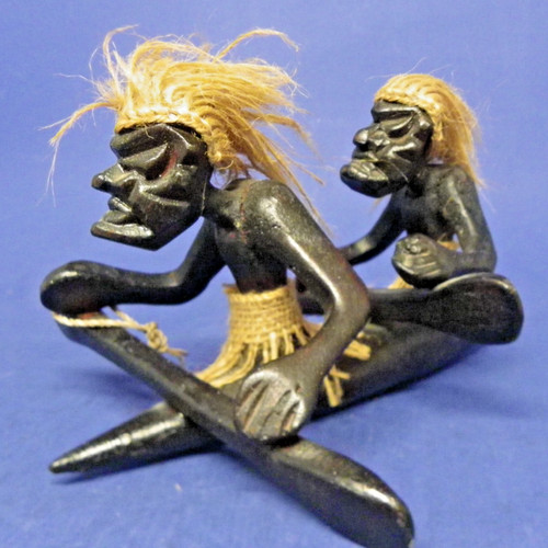 Wooden hand carved figurine - carved,