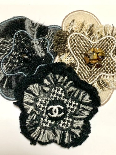 Chanel corsage piece set - chanel, 3
