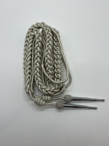 Aiguillette silver mylar army - silver,