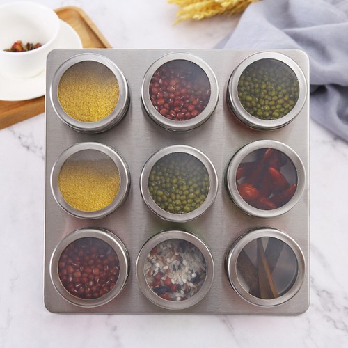 Stainless steel magnetic spice - stainless,