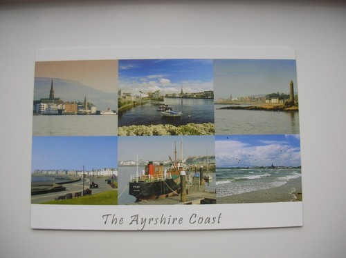 Ayr coast postcard largs - coast,