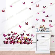 3D Butterfly Wall Art Decal