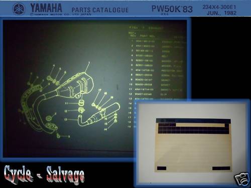 Yamaha pw50 parts catalogue - yamaha,