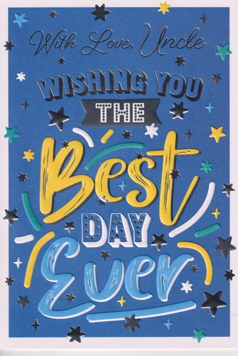 Uncle birthday greeting card - uncle,