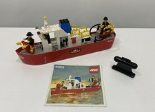 Lego Fire Boat 4025 Vintage 1980’s With Instructions No Box