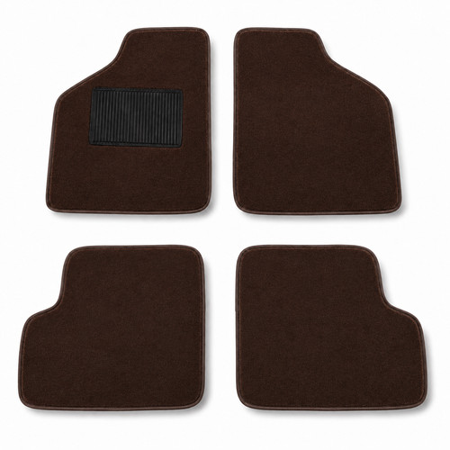 Brown velour floor mats for - mats,