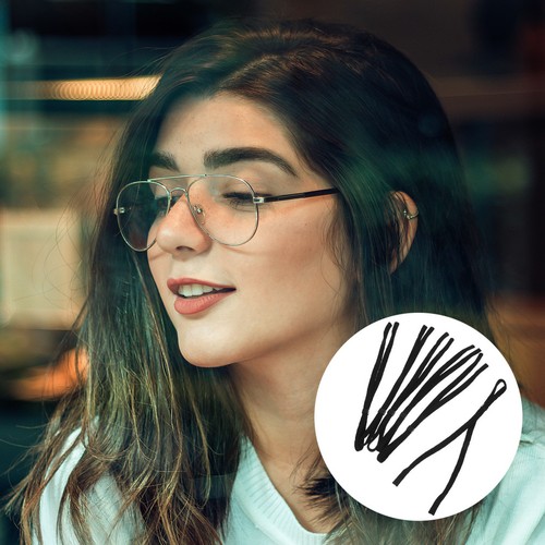 Adjustable black eyewear - adjustable,