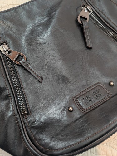 Nine west black leather - nine,