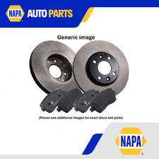 2x Vented Brake Discs and Pads fits HYUNDAI i10 AC3 1.0 Front 2013 on 252mm Set