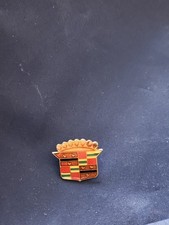 Cadillac Car Company Shield and Crown Crest Lapel Pin Badge
