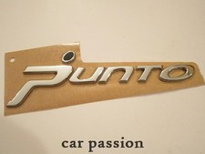Fiat Grande Punto Original Rear Logo Emblem Sign Black