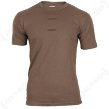 Original German Tropical T-Shirt with Flag Patches - Military Surplus