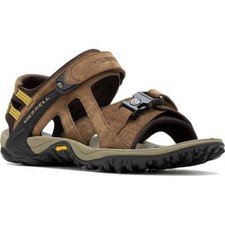Merrell Kahuna 3 Mens Brown Adjustable Walking Sandals Shoes Size UK 8-12