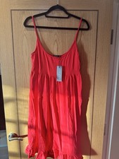 Boohoo Red Sundress Size 12