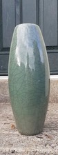 Antique Asian Celadon Large Vase 13"