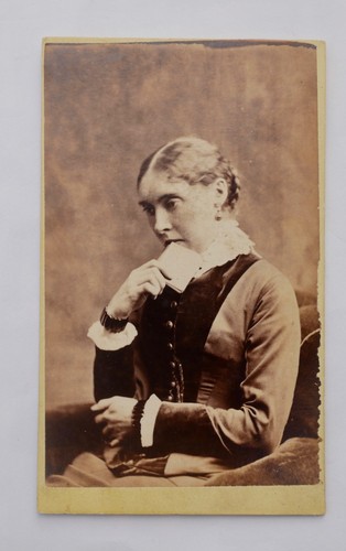 Cdv lady named mary - lady,