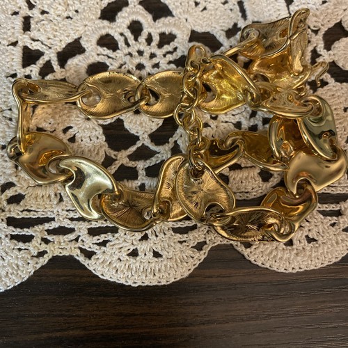 Vtg monet signed gold plate - monet,
