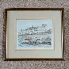 Tenby Watercolour coastal Glyn