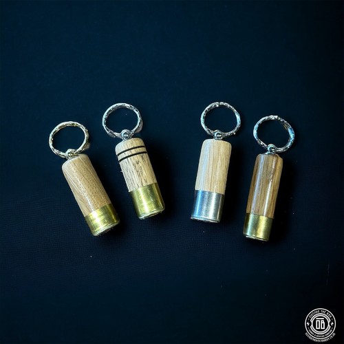 Shotgun cartridge keyring - cartridge,